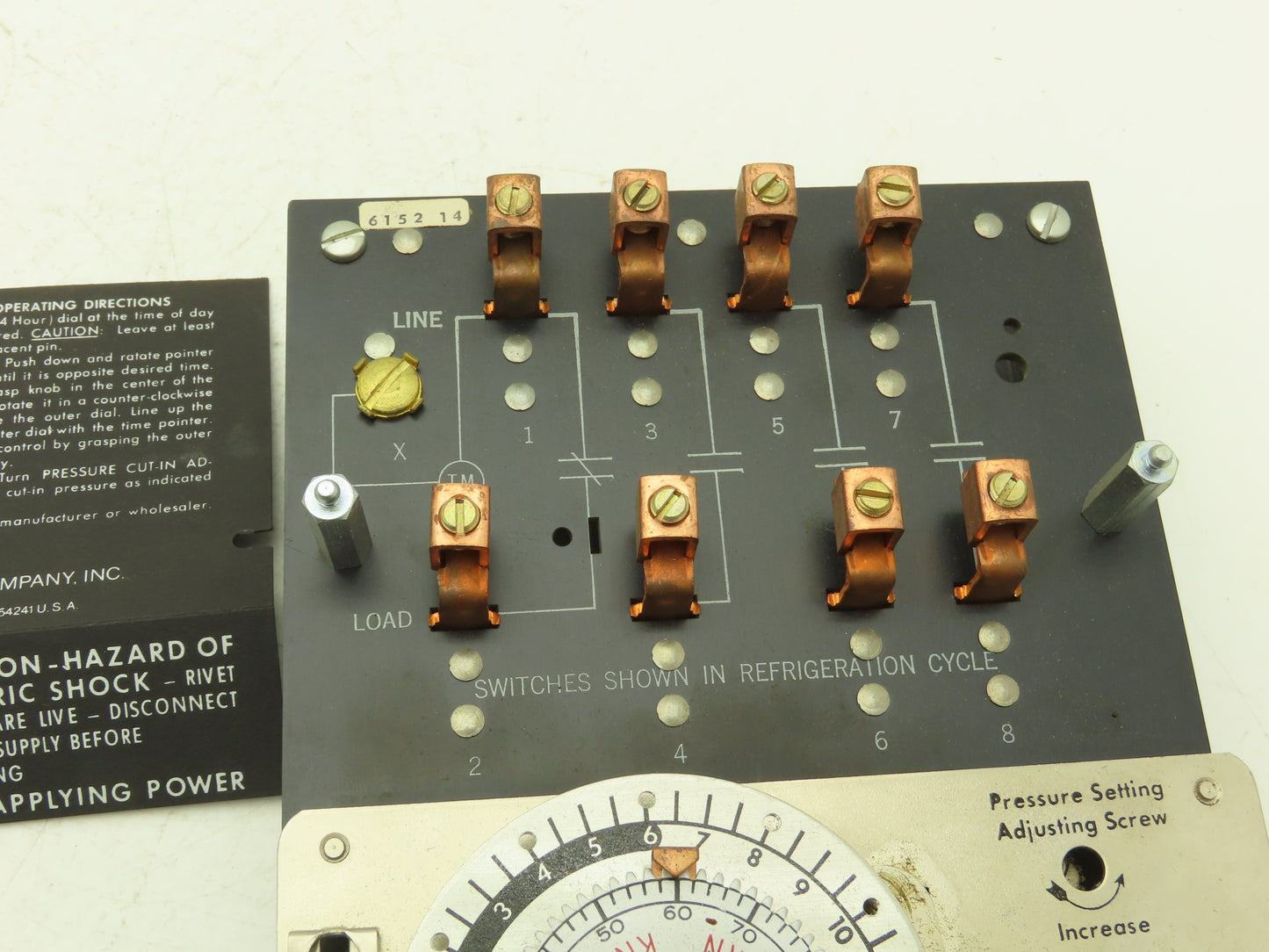 AMF Paragon Electric 8608-20B Time Defrost Control 36-110 PSI