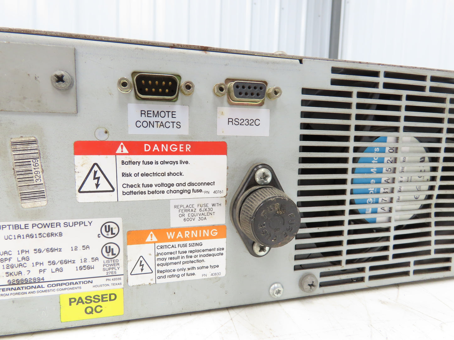 Toshiba UC1A1A015C6RKB  1400RE Series Uninterruptible Power Supply UPS 120V 1PH