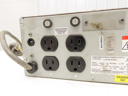 Toshiba UC1A1A015C6RKB  1400RE Series Uninterruptible Power Supply UPS 120V 1PH