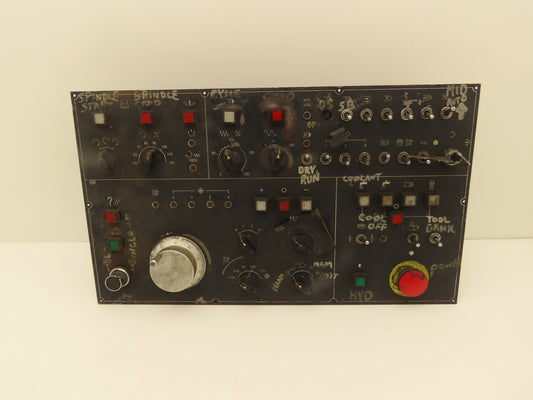 Fanuc A13L-0040-C200 CNC Spindle Operator Control with Panel Pulse Generator