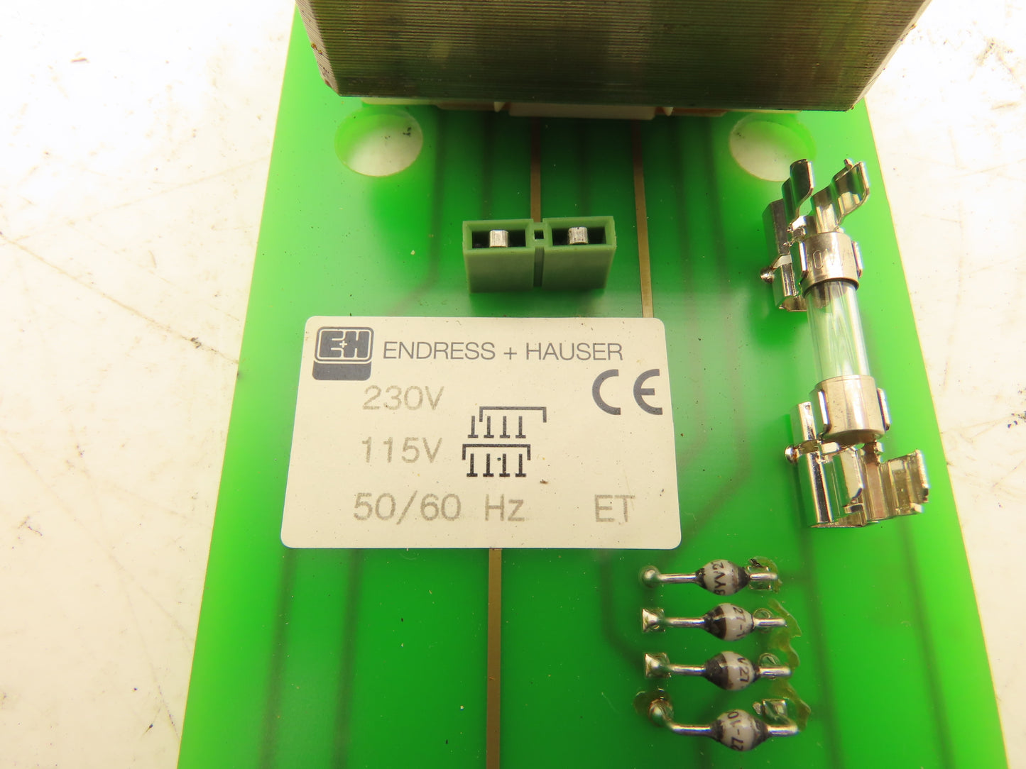 Endress+Hauser TSP-9084 Circuit Board 115/230V Fused Capacitor Board Transformer
