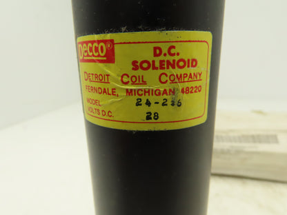 Parker C13717DC Solenoid Operated Pneumatic Air Valve 150PSIG 28VDC 3/8" NPT