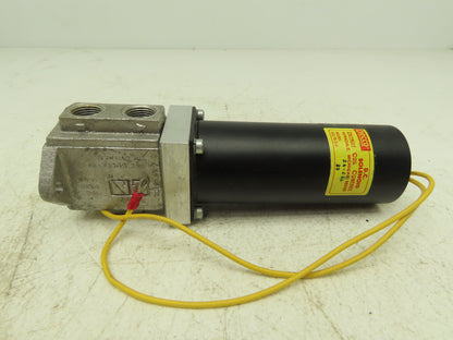 Parker C13717DC Solenoid Operated Pneumatic Air Valve 150PSIG 28VDC 3/8" NPT