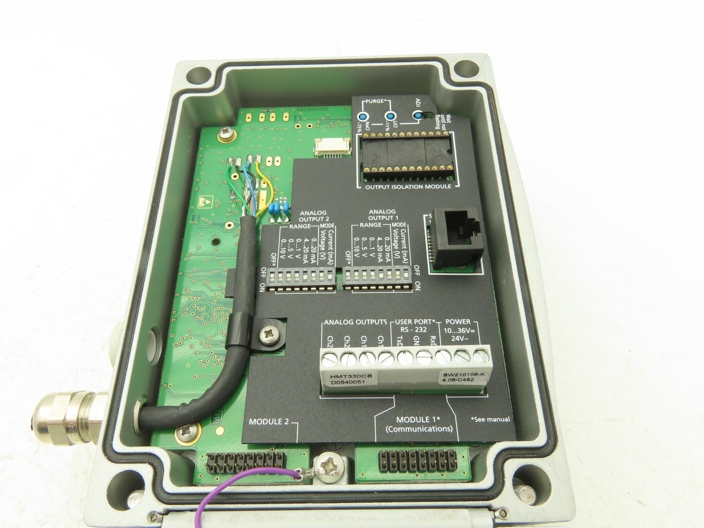 Vaisala HMT333 Humidity & Temperature Transmitter Supply 10-35VDC 20mA Output