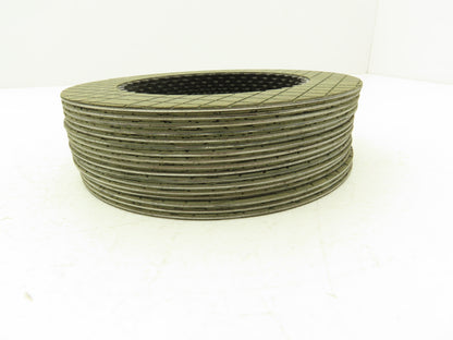 NA 12100-11-004 Friction Disc Clutch Plates 7"ODx4-3/8"ID 36T Drive Lot of 17
