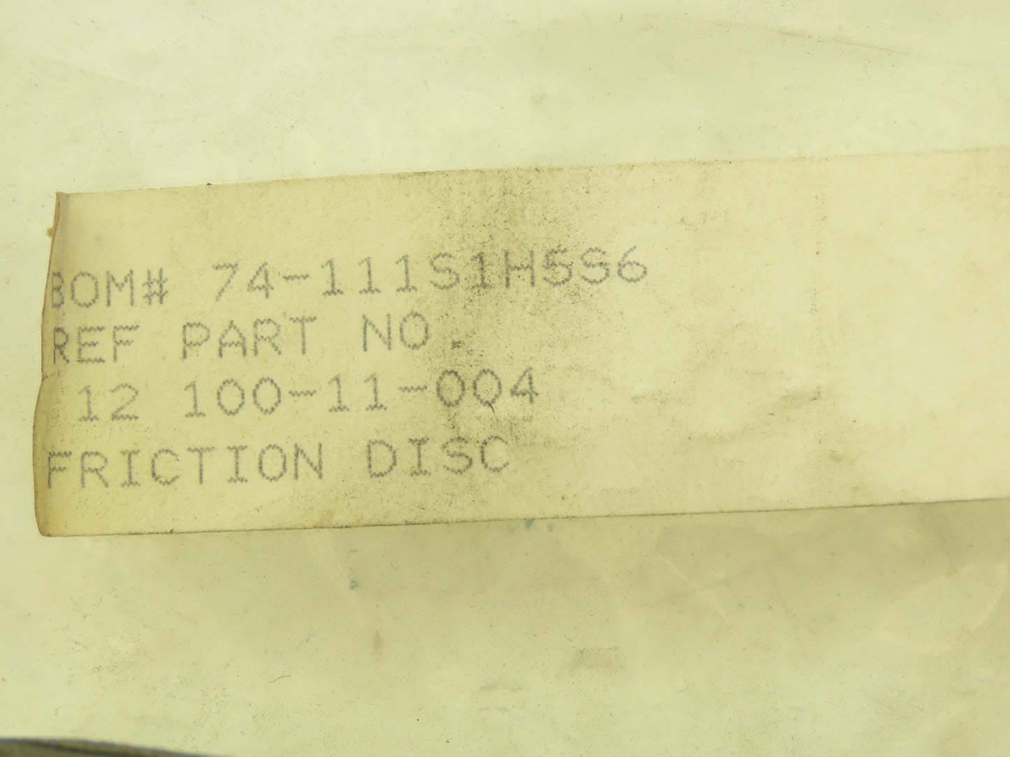 NA 12100-11-004 Friction Disc Clutch Plates 7"ODx4-3/8"ID 36T Drive Lot of 17