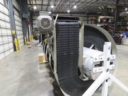 Ryson 1300-400-B1 Elevating Spiral Conveyor 16" Slat Belt 2Hp 230/460V 3PH 13'H