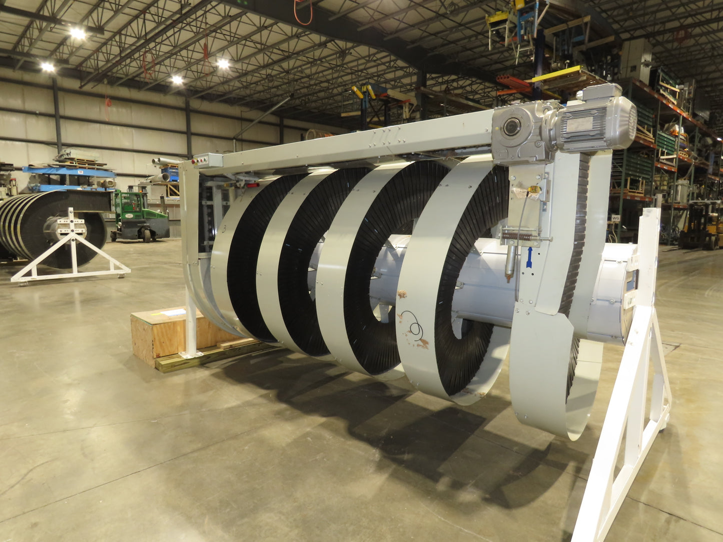 Ryson 1300-400-B1 Elevating Spiral Conveyor 16" Slat Belt 2Hp 230/460V 3PH 13'H