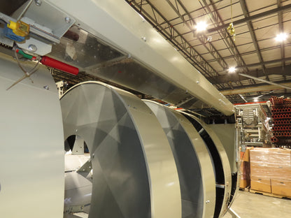 Ryson 1300-400-B1 Elevating Spiral Conveyor 16" Slat Belt 2Hp 230/460V 3PH 13'H