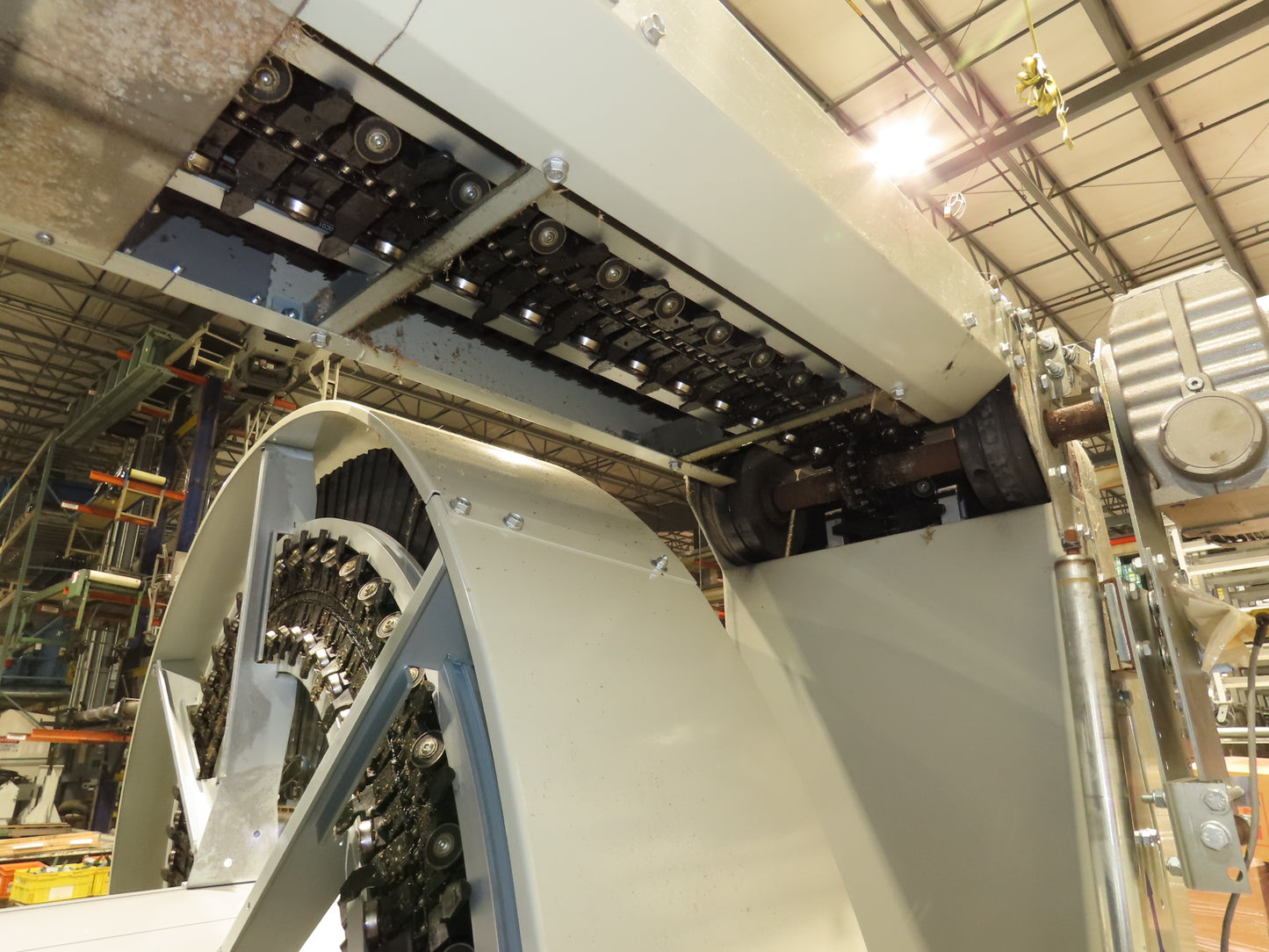 Ryson 1300-400-B1 Elevating Spiral Conveyor 16" Slat Belt 2Hp 230/460V 3PH 13'H