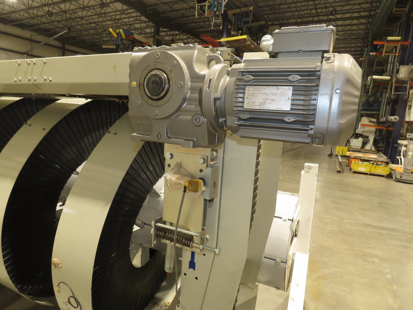 Ryson 1300-400-B1 Elevating Spiral Conveyor 16" Slat Belt 2Hp 230/460V 3PH 13'H