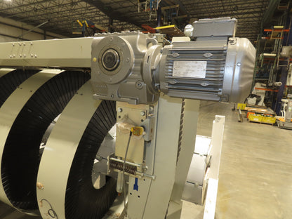 Ryson 1300-400-B1 Elevating Spiral Conveyor 16" Slat Belt 2Hp 230/460V 3PH 13'H