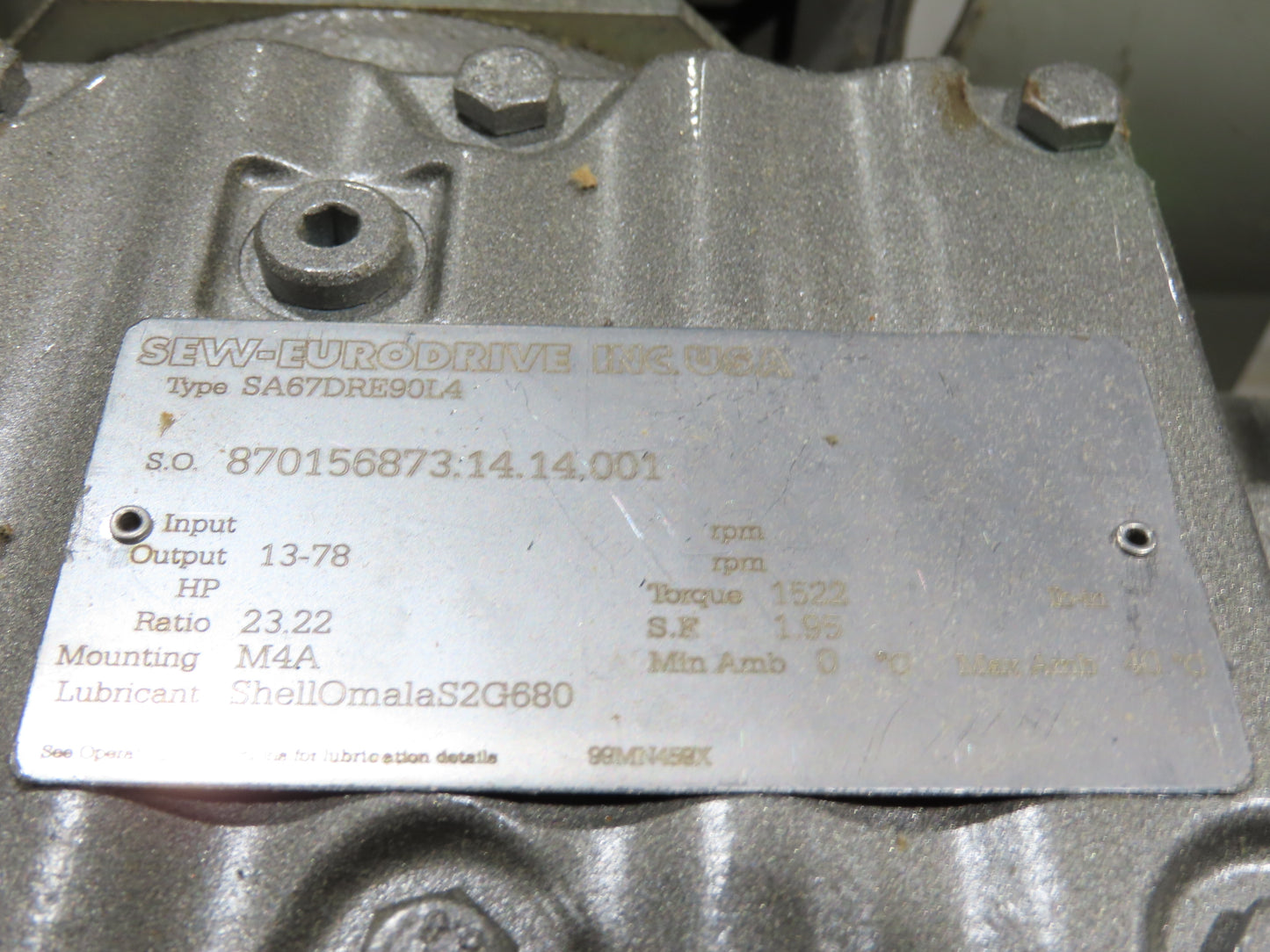 Ryson 1300-400-B1 Elevating Spiral Conveyor 16" Slat Belt 2Hp 230/460V 3PH 13'H