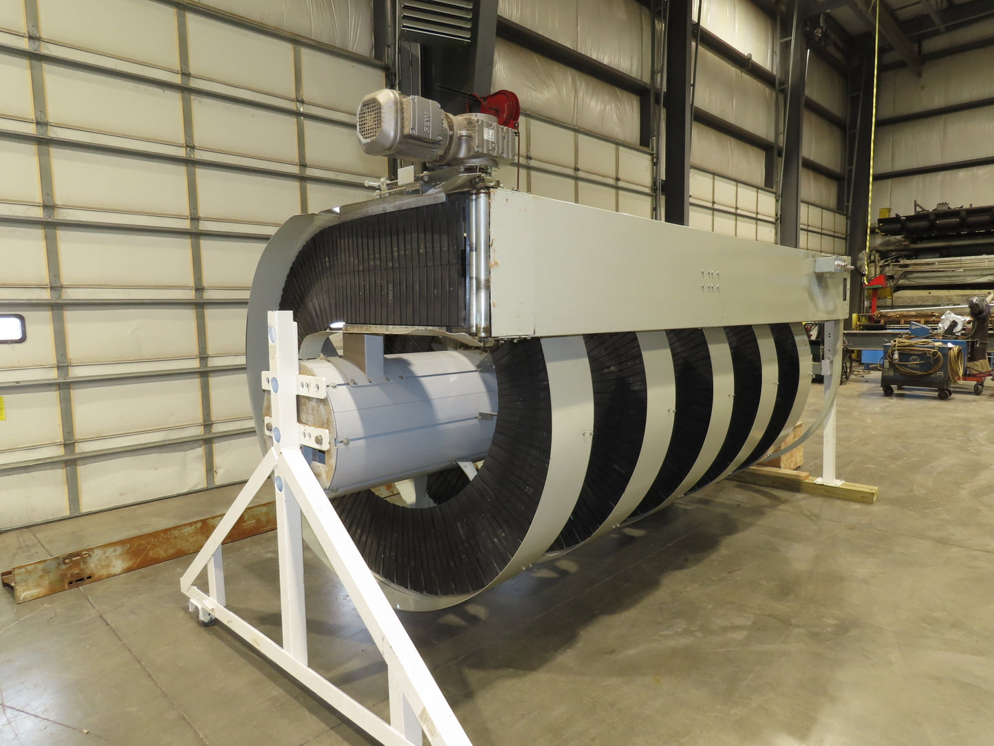 Ryson 1300-400-B1 Elevating Spiral Conveyor 16" Slat Belt 2Hp 230/460V 15' 4"H