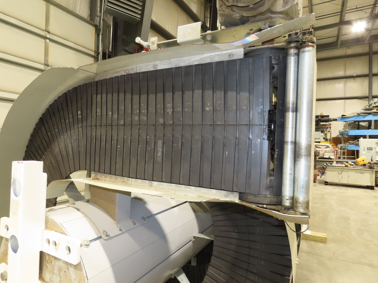 Ryson 1300-400-B1 Elevating Spiral Conveyor 16" Slat Belt 2Hp 230/460V 15' 4"H