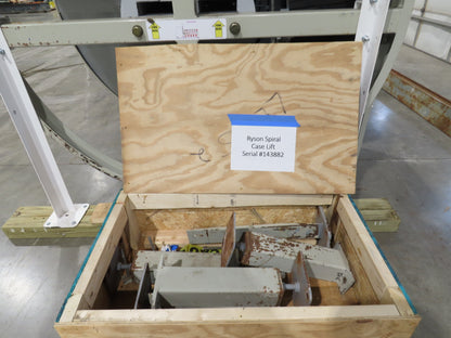 Ryson 1300-400-B1 Elevating Spiral Conveyor 16" Slat Belt 2Hp 230/460V 15' 4"H