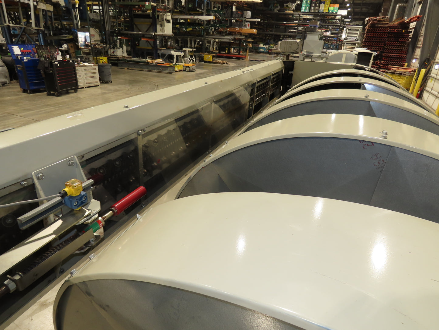 Ryson 1300-400-B1 Elevating Spiral Conveyor 16" Slat Belt 2Hp 230/460V 15' 4"H