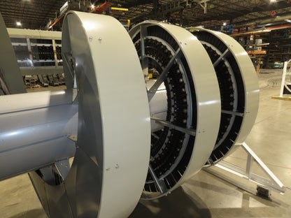 Ryson 1300-400-B1 Elevating Spiral Conveyor 16" Slat Belt 2Hp 230/460V 15' 4"H