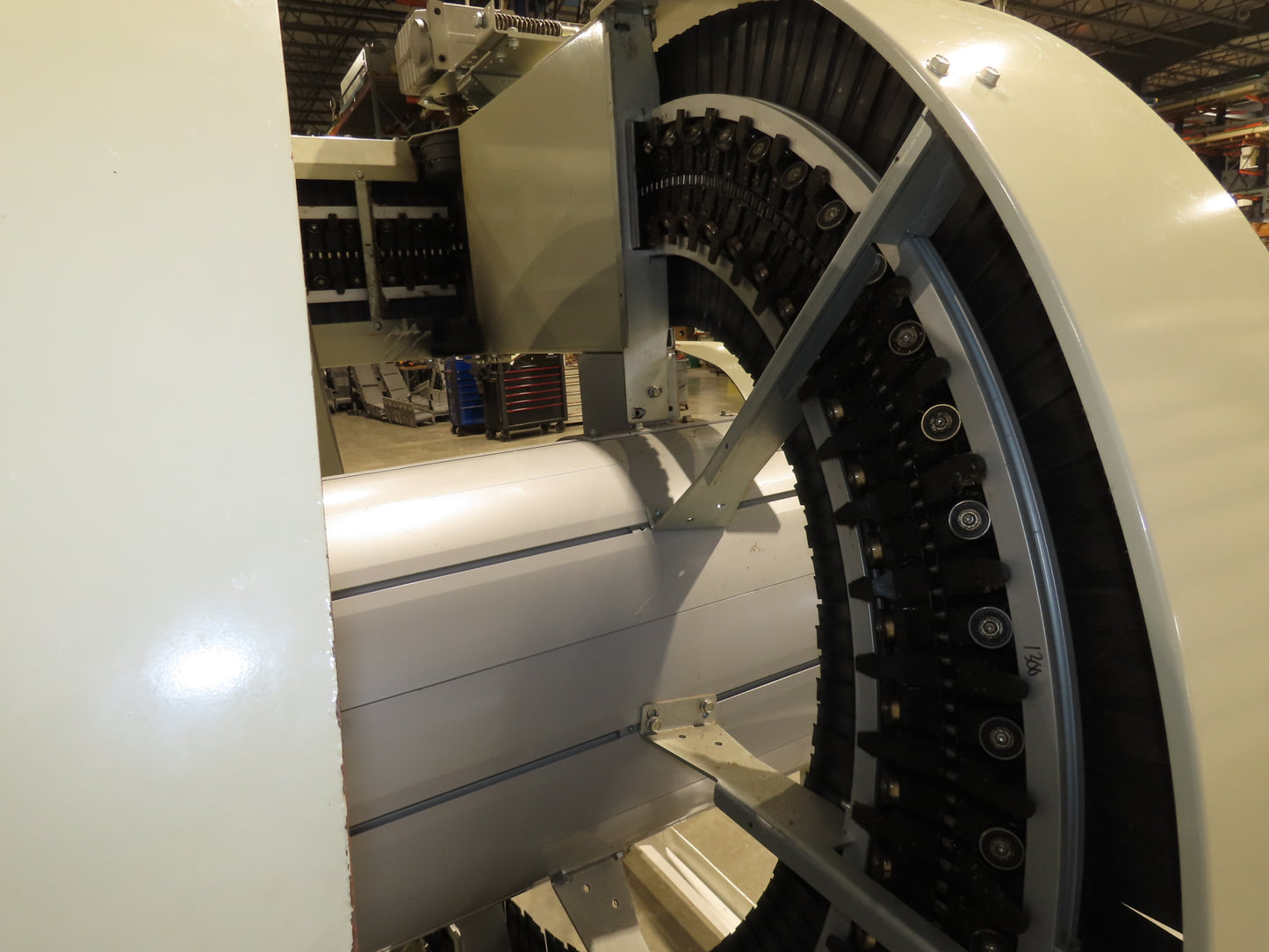 Ryson 1300-400-B1 Elevating Spiral Conveyor 16" Slat Belt 2Hp 230/460V 15' 4"H