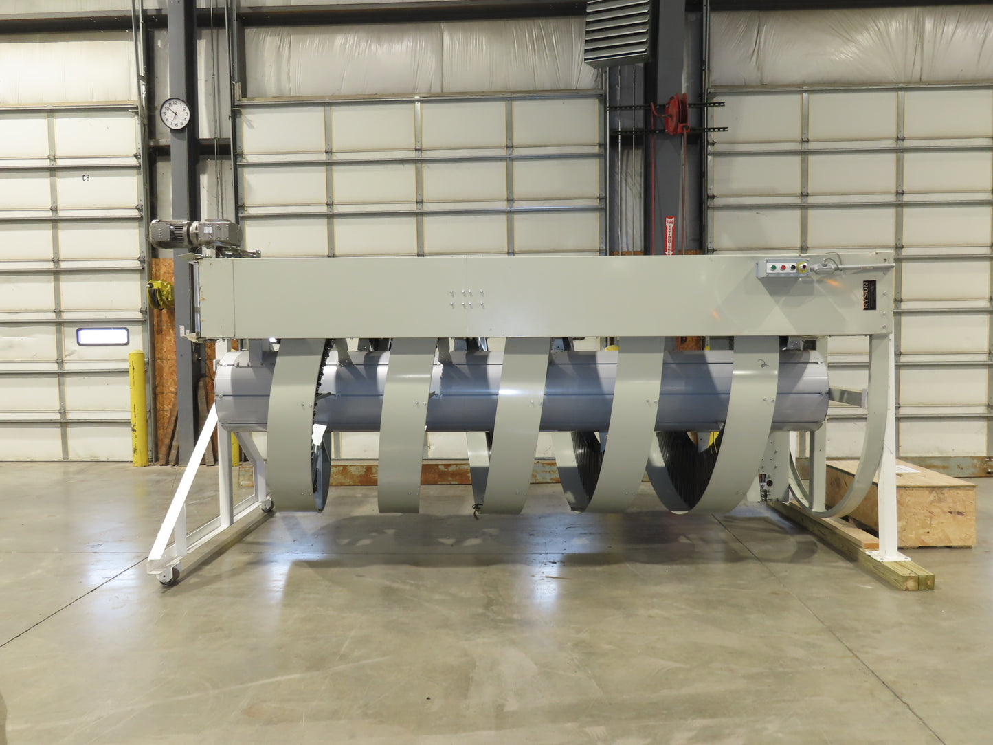 Ryson 1300-400-B1 Elevating Spiral Conveyor 16" Slat Belt 2Hp 230/460V 15' 4"H