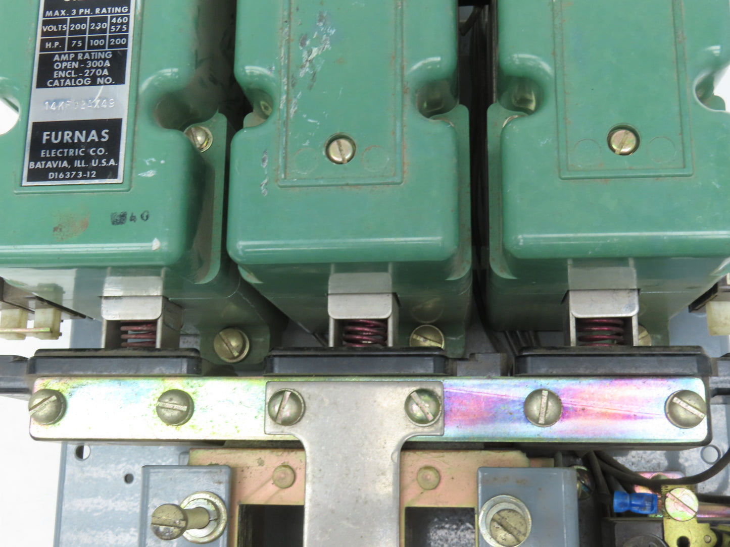 Furnas 14KF32AX49 Size 5 Motor Starter Contactor 200Hp 600V 3PH No Coil