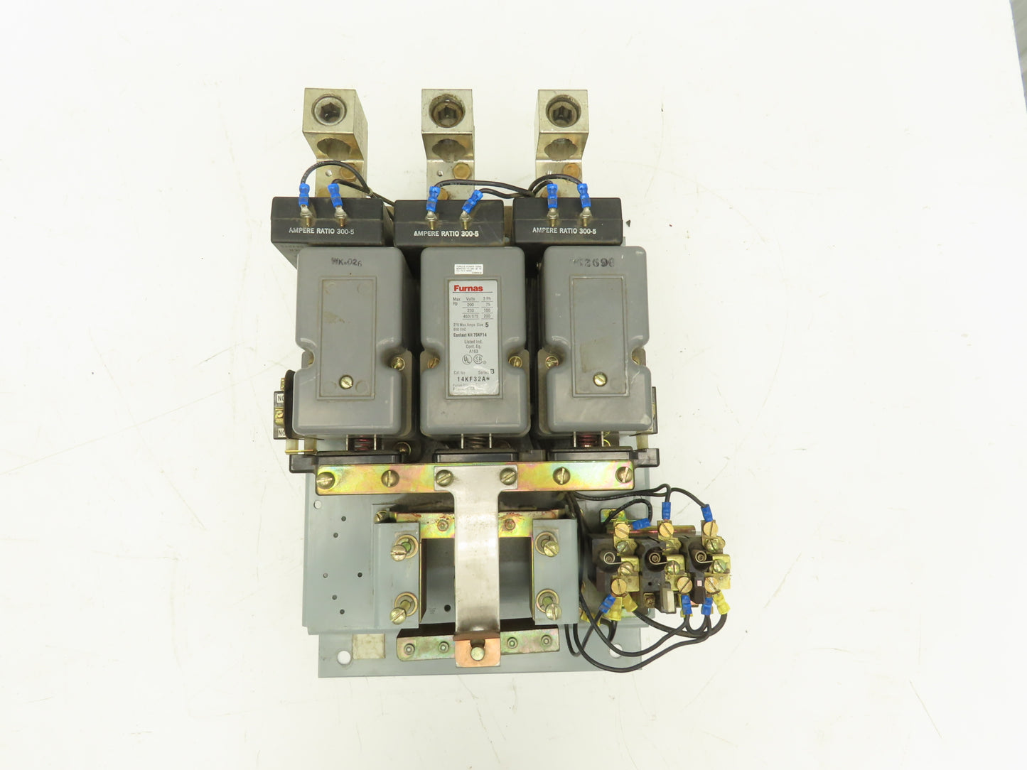 Furnas 14KF32A Contactor Motor Starter Assembly 270A 200Hp 3PH 600V No Coil
