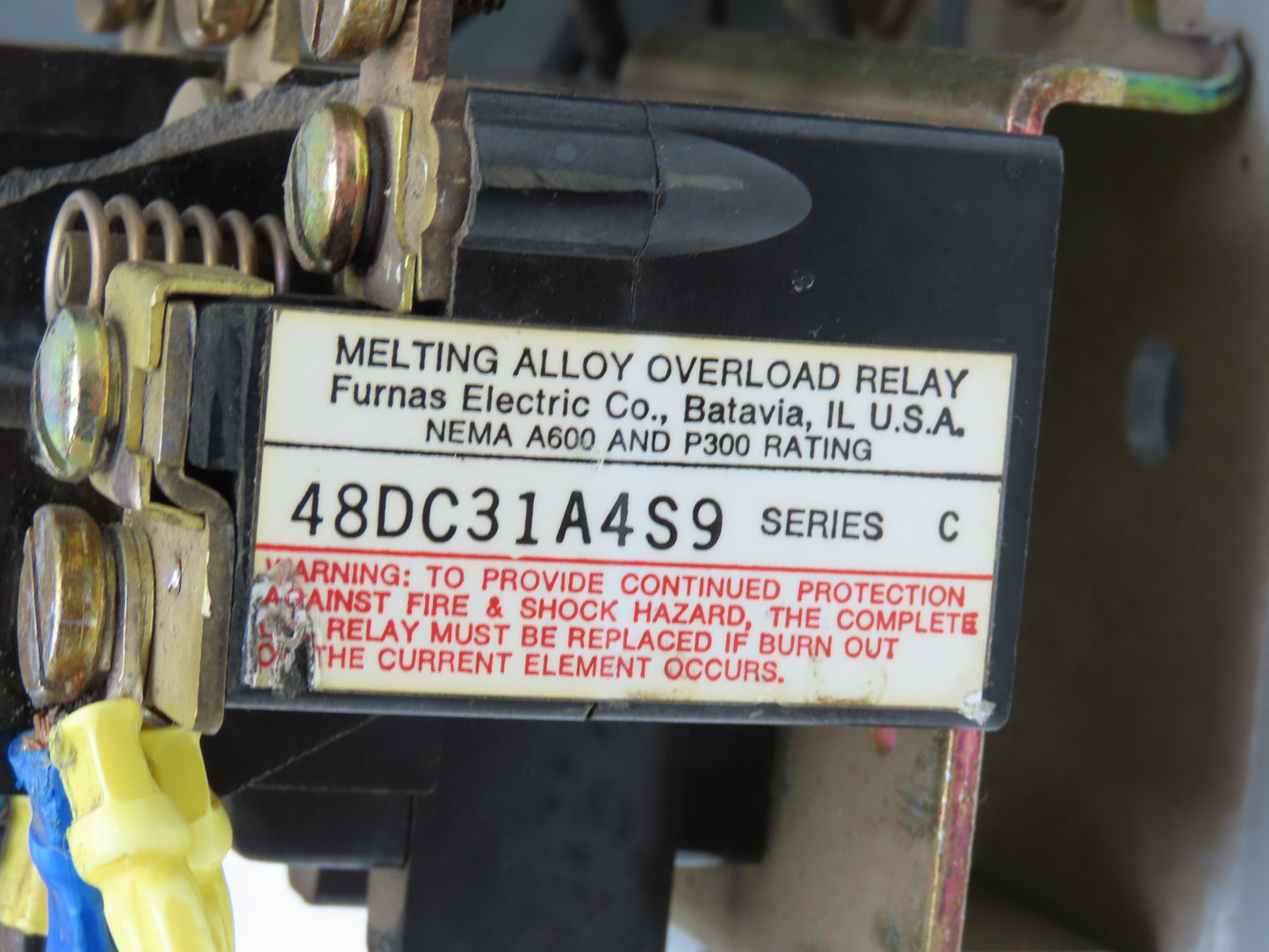 Furnas 14KF32A Contactor Motor Starter Assembly 270A 200Hp 3PH 600V No Coil