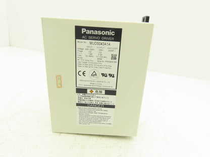 Panasonic MUDS043A1A AC Servo Drive Module 230VAC 400W 3Ph Encoder 2500P/r