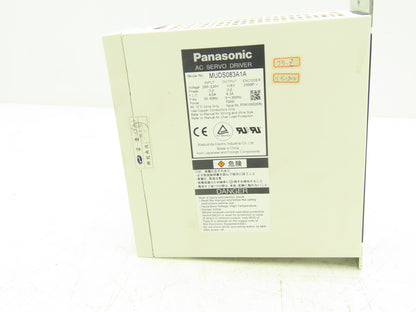 Panasonic MUDS083A1A AC Servo Drive Module 230VAC 750W 3Ph Encoder 2500P/r