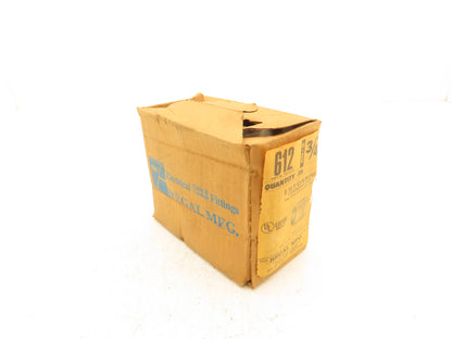 Regal 612  3/4" EMT Conduit Compression Coupling Concrete Rain Tight Lot of 125