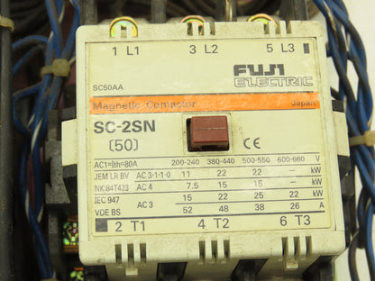 Yaskawa Electric JZRCR-XPU10C Contactor Motor Starter Assembly 25Hp 3PH 660V