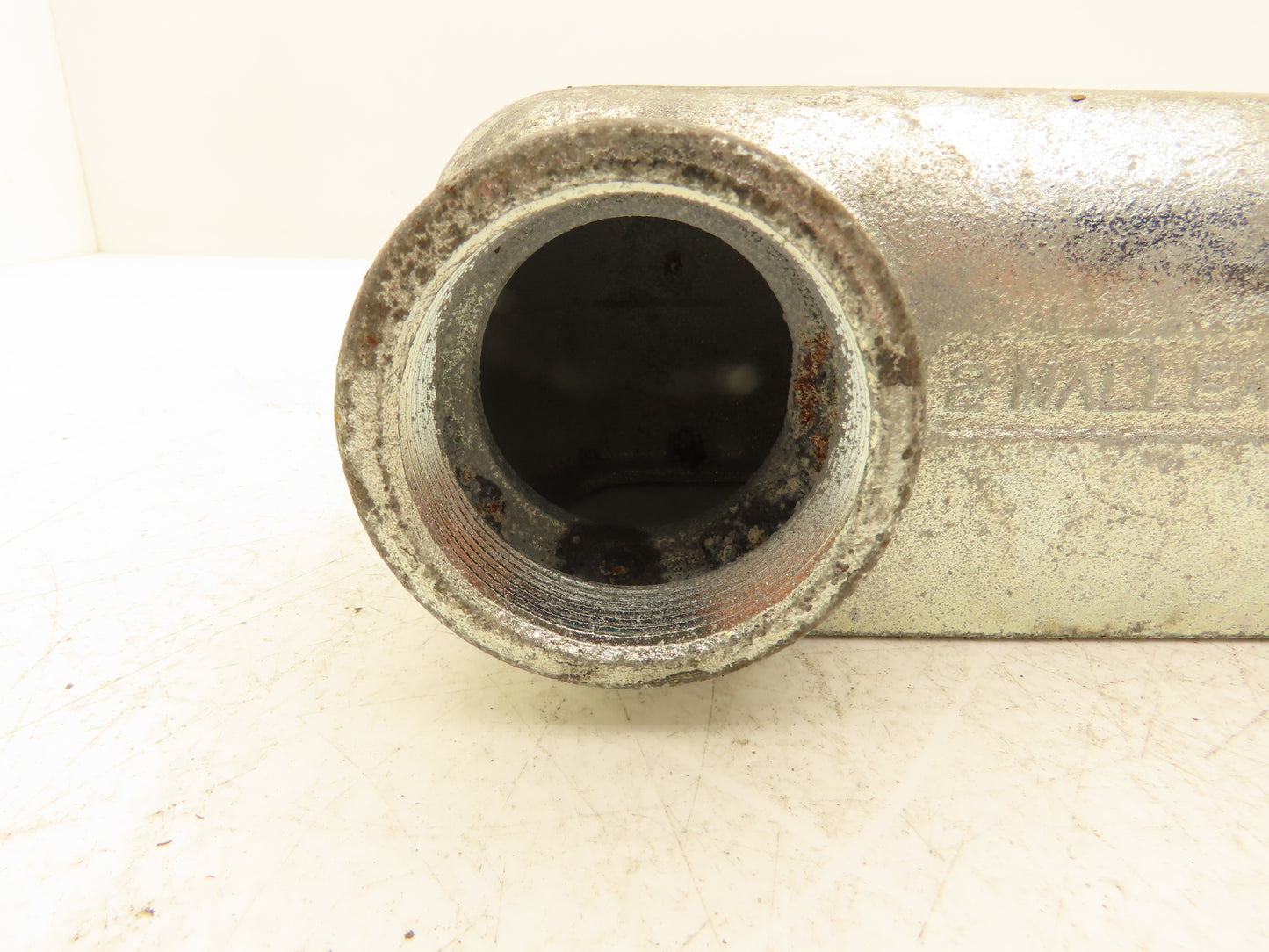 EGS OZ Gedney LL-200 Rigid LB Conduit Body 2" Threaded Hubs Mall Iron Lot of 5