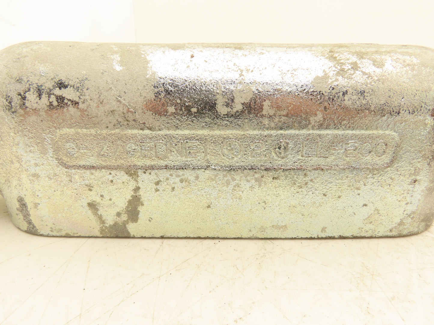 EGS OZ Gedney LL-200 Rigid LB Conduit Body 2" Threaded Hubs Mall Iron Lot of 5