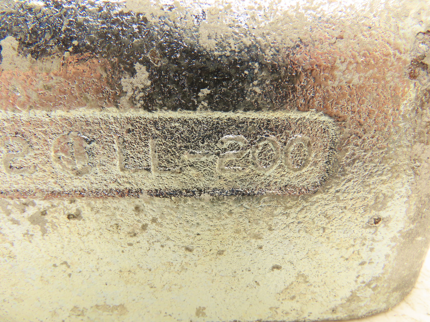 EGS OZ Gedney LL-200 Rigid LB Conduit Body 2" Threaded Hubs Mall Iron Lot of 5