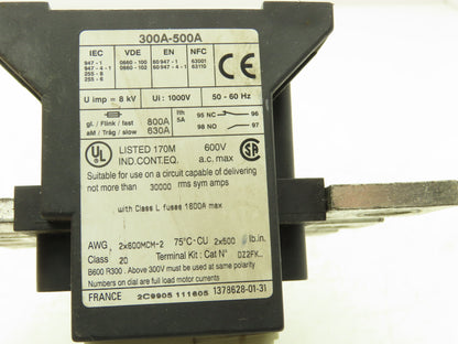 Telemecanique LR9F7579 Thermal Overload Relay 300A - 500A 600V Class 20