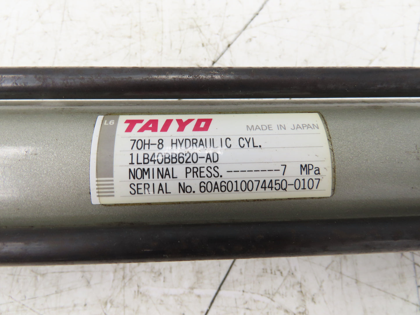 Taiyo 70H-8 1LB40BB620-AD Hydraulic Cylinder 40mm Bore 620mm Stroke 1015psi