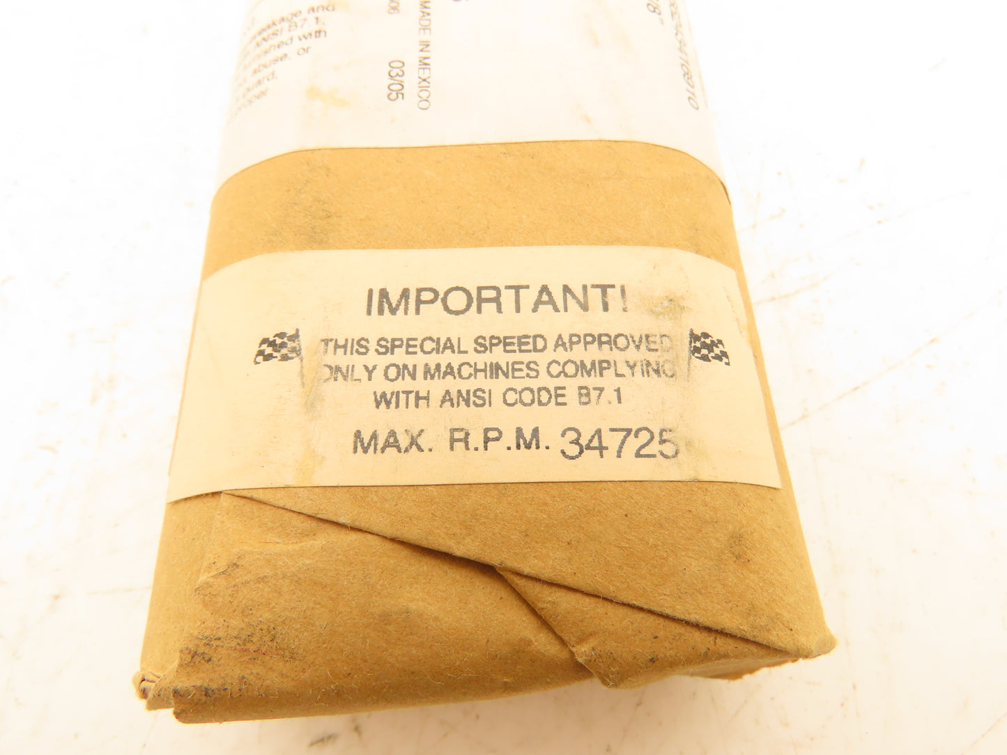 Norton 53A80-KVBE Grinding Wheel 80 Grit 1-3/8"W x 1-1/4"OD x 5/8"ID  Lot of 50