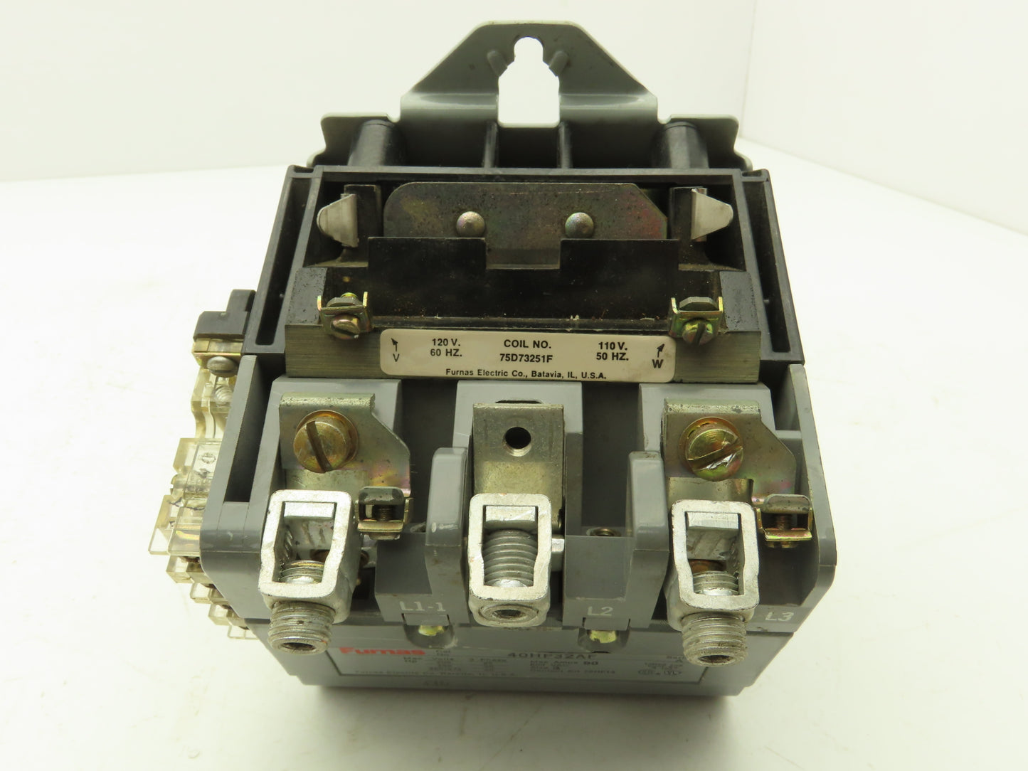 Furnas 40HP32AF Contactor Motor Starter 3Ph 600v 50Hp Ser A Coil 120v Size 3 90A