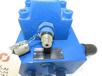 Rexroth Hydraulic Manifold Block W/ Size 10 Pressure Reducing Valve P to A