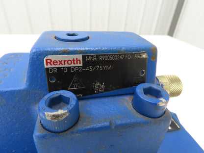 Rexroth Hydraulic Manifold Block W/ Size 10 Pressure Reducing Valve P to A