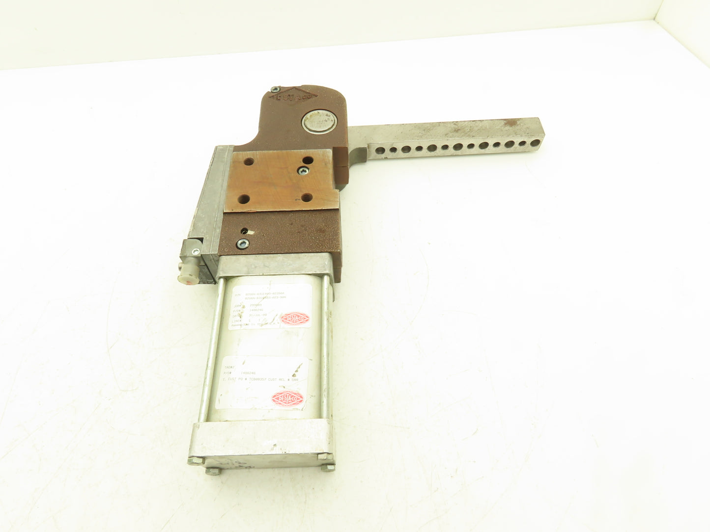 Destaco 82G6N-631E403-02390A Pneumatic Power Clamp 7/8" Square Drive 10" Arm