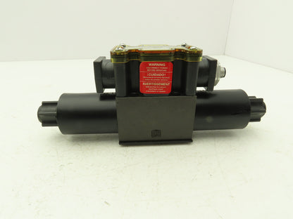 Parker D1VW004CNJCLM5682XB027 Hydraulic Directional Control Solenoid Valve 24VDC