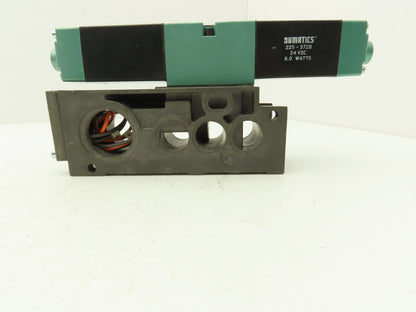 Numatics 152SS700M000061 Pneumatic Double Solenoid Valve 24VDC 150 PSI MK15