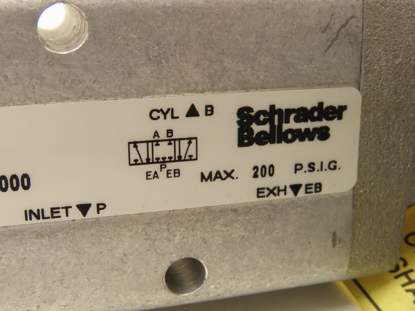 Parker  531932000 Pneumatic Foot Valve Treadle 200 PSIG 5/2 Ports 3/8" & 1/8"NPT