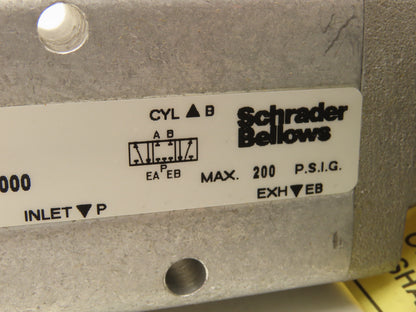 Parker  531932000 Pneumatic Foot Valve Treadle 200 PSIG 5/2 Ports 3/8" & 1/8"NPT