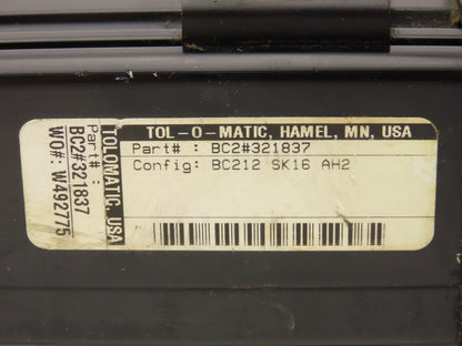 TOL-O-MATIC BC212 SK16 AH2 Pneumatic Band Cylinder 32mm Bore 340mm Stroke