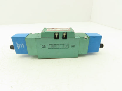 Numatics 112BB400M Pneumatic Double Solenoid Valve 24VDC 4 Watt 150 PSIG