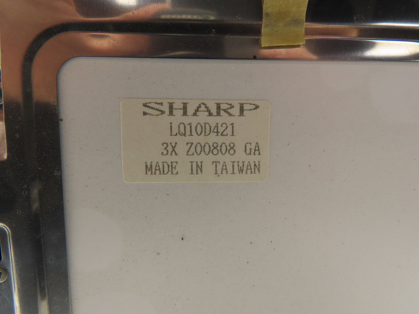 Hass Sharp LQ10D421 HMI LCD Screen Display Panel From VF-Series Milling Machine