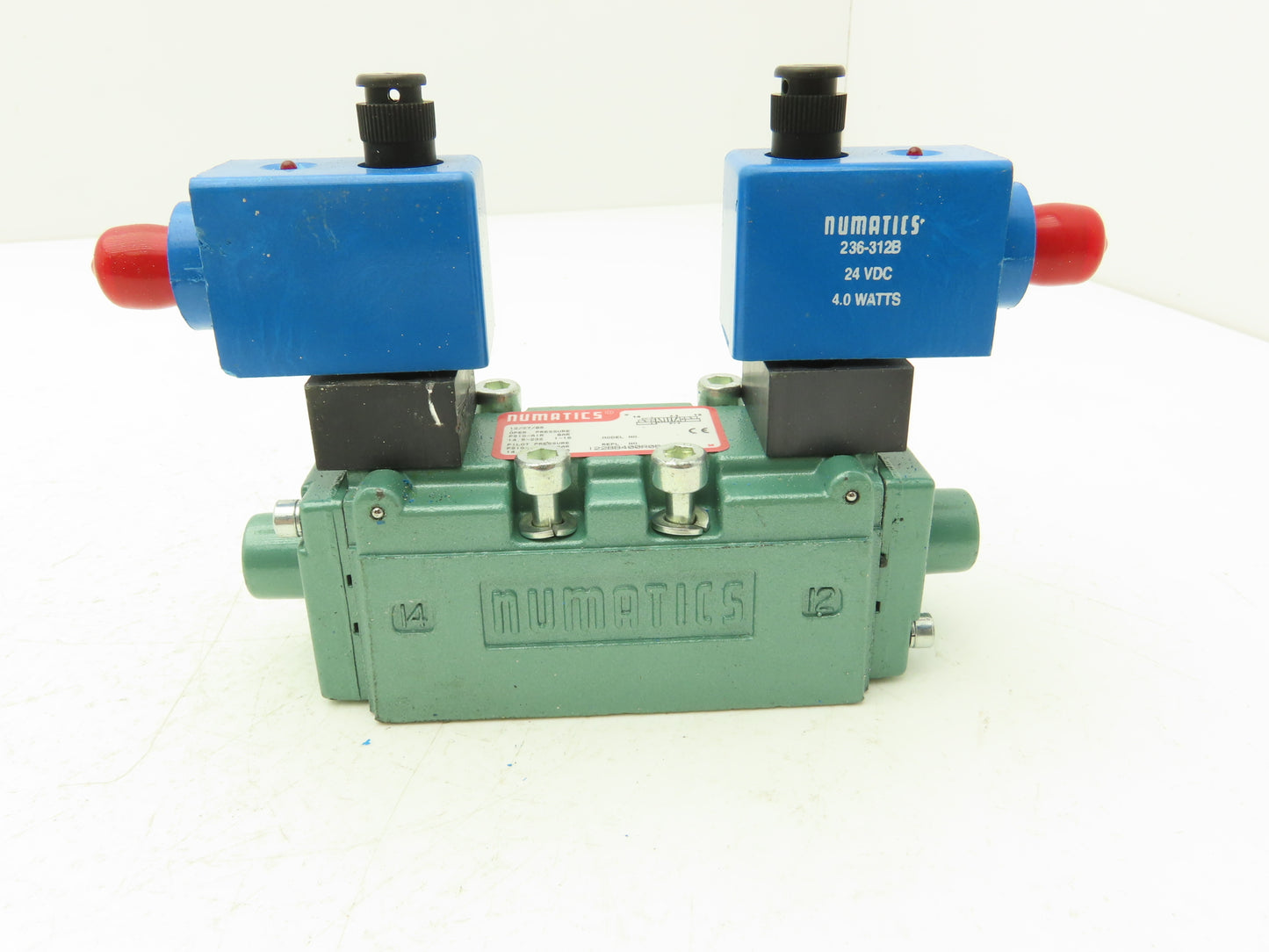 Numatics 122BB400R061D61 Pneumatic Directional Valve 5/2 Position 24VDC Coil