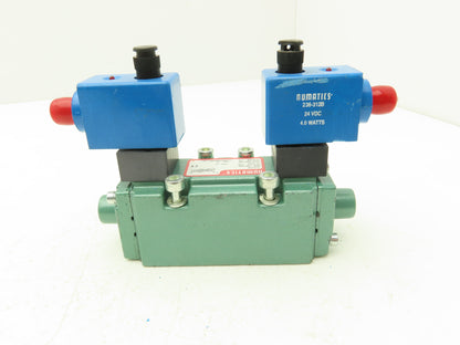 Numatics 122BB400R061D61 Pneumatic Directional Valve 5/2 Position 24VDC Coil